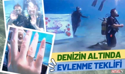 Denizin Altında Evlenme Teklifi