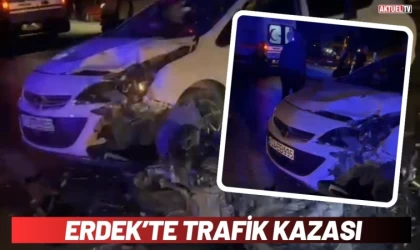 Erdek’te Trafik Kazası