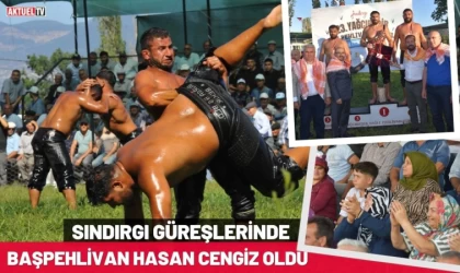 Sındırgı’da Başpehlivan Hasan Cengiz Oldu