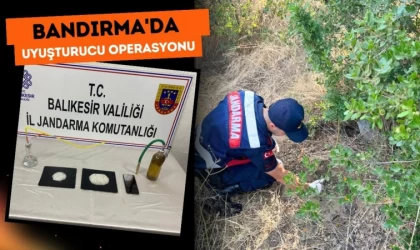 Bandırma'da Uyuşturucu Operasyonu