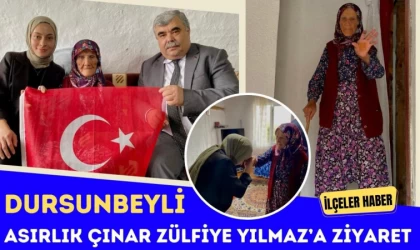 Dursunbeyli 100 Yaşındaki Asırlık Çınar'a Ziyaret