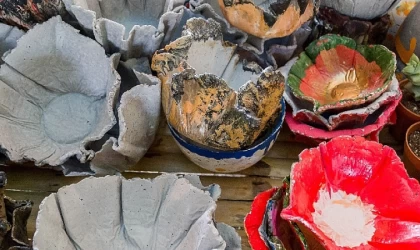 Kağıt Hamurundan Kap Boyama Atölyesi