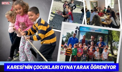Karesi’nin Çocukları Oynayarak Öğreniyor