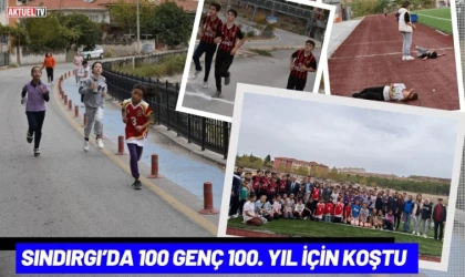 Sındırgı’da 100 Genç 100. Yıl İçin Koştu