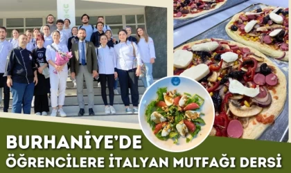 Burhaniye’de Öğrencilere İtalyan Mutfağı Dersi