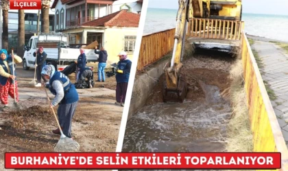 Burhaniye’de Selin Etkileri Toparlanıyor