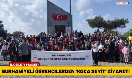 Burhaniyeli Öğrencilerden Çanakkale Kahramanı ‘Koca Seyit’i Ziyareti