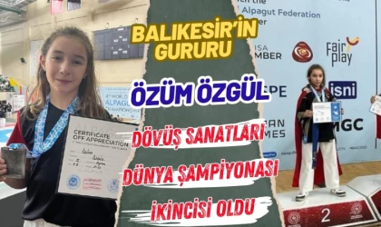 Balıkesir’in Gururu: Özüm Özgül Dünya İkincisi Oldu