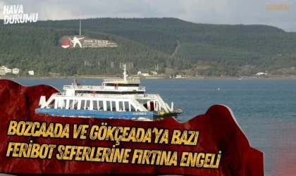 Boğazda Bazı Feribot Seferlerine Fırtına Engeli