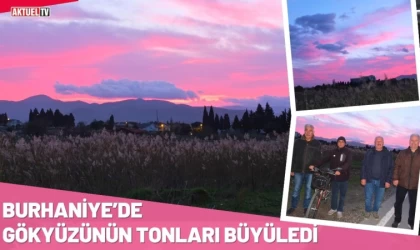 Burhaniye’de Gökyüzünün Tonları Büyüledi