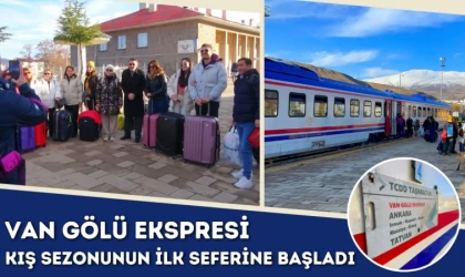 Van Gölü Ekspresi Kış Sezonunun İlk Seferine Başladı
