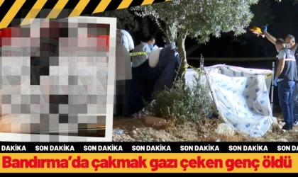 Bandırma'da Çakmaz Gazı Çeken genç öldü