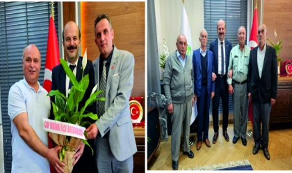 BAŞKAN LAPANTA’YA ZİYARETLER DEVAM EDİYOR