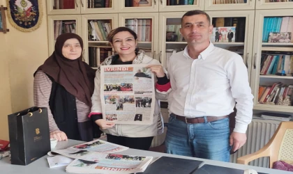 Dr.Özcan CERTEL Gazetemizi Ziyaret Etti.