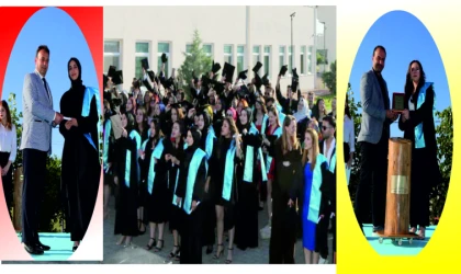 İ.S.H.M.Y.O DA MEZUNİYET SEVİNCİ