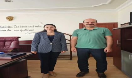 Başkan Lapanta’dan Kaymakam Demir’e Hayırlı Olsun Ziyareti