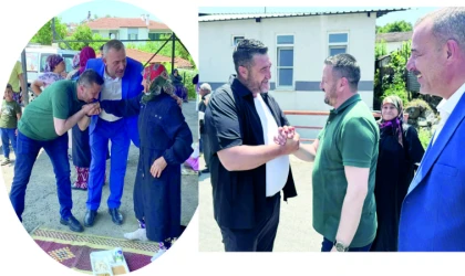 AK Parti İl Başkanı Aydemir Karlık Köyü’nde Gönül Sofrasına Konuk Oldu