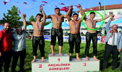 BELEDİYE GÜREŞ TAKIMI İLK SEMERESİNİ VERDİ